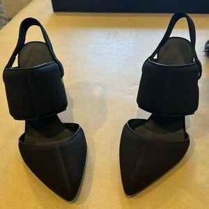Black size 6 Alexander Wang microfiber pumps